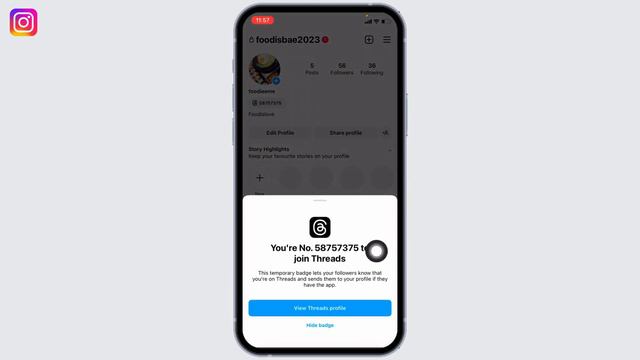 How To Hide Threads Badge On Instagram Profile - Hide Threads Badge смотреть онлайн