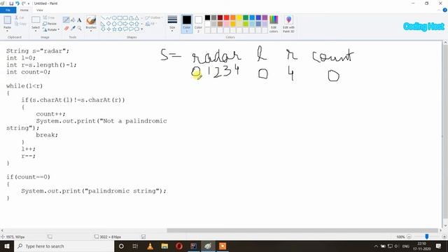 Palindromic string | Palindromic string in java | String palindrome program in java смотреть онлайн