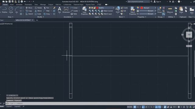 Como desenhar uma Mesa no AutoCAD - Continuação смотреть онлайн
