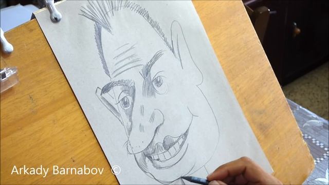 How to draw a Caricature | Как нарисовать карикатуру карандашом смотреть онлайн