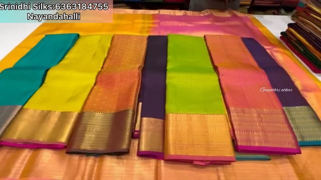 Bangalore Pure Kanjivaram silk sarees&Mysore silk sarees @budget friendly prices with freeshipping‼ смотреть онлайн