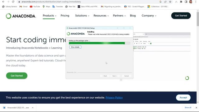 Anaconda Distribution Installation - python programming смотреть онлайн