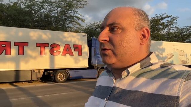 Большегрузы на Военно- Грузинской дороге. Что происходит у Натахтари. Репортаж с места. смотреть онлайн