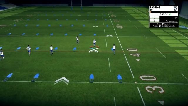 RUGBY LEAGUE LIVE 3 | PASSING DRILL смотреть онлайн