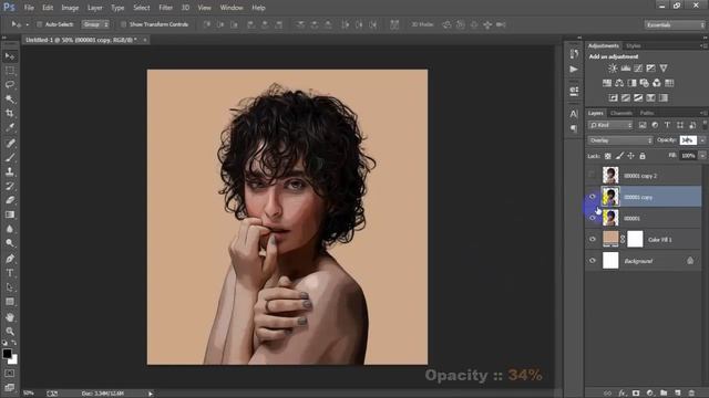 Create A Photo To Cartoon Portrait Effect In Photoshop Tutorial смотреть онлайн