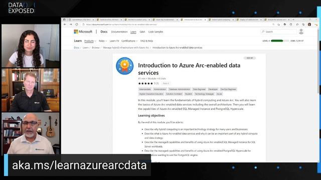New Microsoft Learn Modules: Azure SQL IoT and Azure Arc-enabled data services | Data Exposed смотреть онлайн