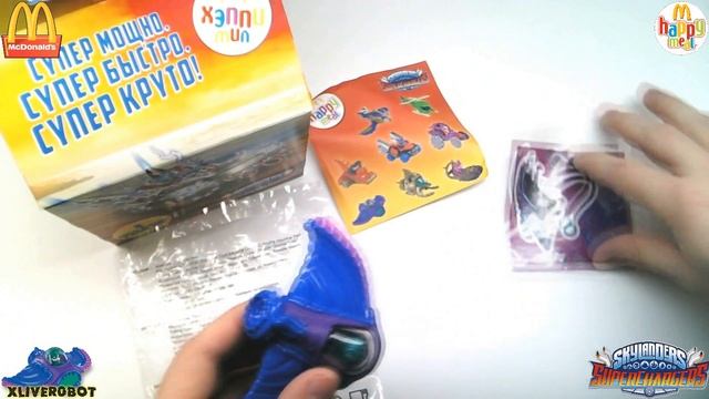Распаковка и Обзор Игрушки из Хэппи Мил McDonald's =МОРСКАЯ ТЕНЬ= SKYLANDERS SUPERCHARGERS смотреть онлайн