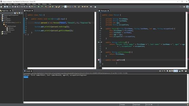 Java Tutorial 35 - Encapsulation (Getters and Setters) смотреть онлайн