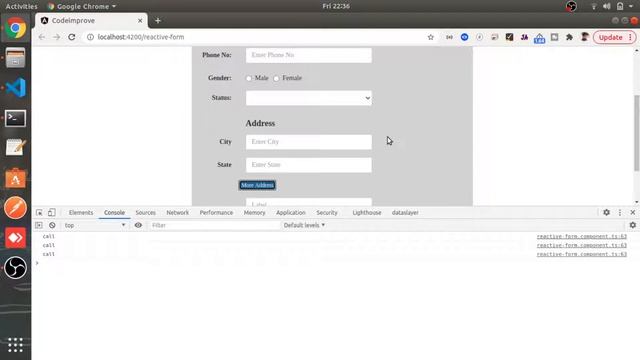 FormArray in Reactive Form | Part #37 | Angular 10/11 tutorial in Hindi смотреть онлайн