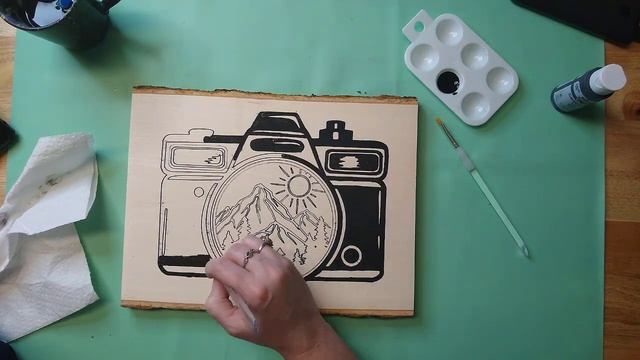 Silhouette Curio 2 Sketching on Wood Board смотреть онлайн