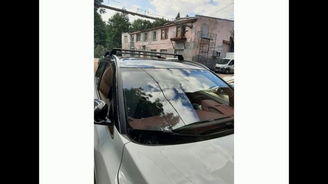 BELGEE X50 установка багажника на рейлинги.