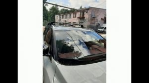 BELGEE X50 установка багажника на рейлинги.