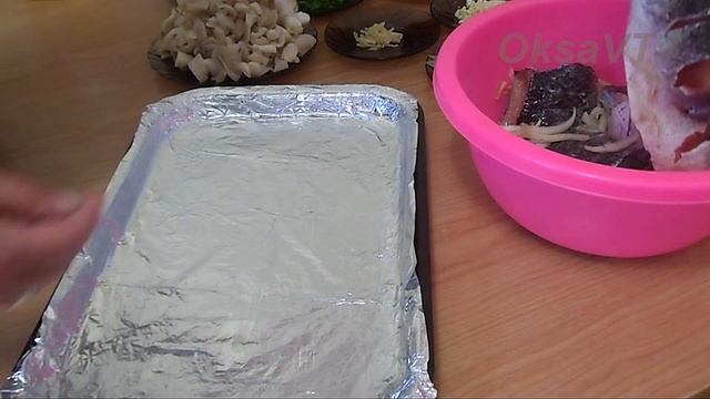 Змееголов по-китайски (烤箱烤黑鱼, Kǎoxiāng Kǎo Hēiyú). Китайская кухня.