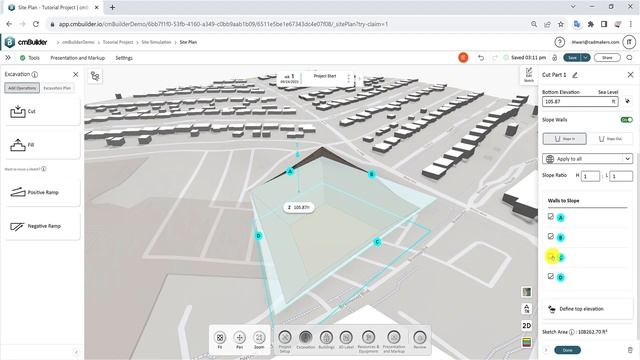 cmBuilder Tutorial 15: Excavation Part I - Cut, Fill and Ramp Operations смотреть онлайн