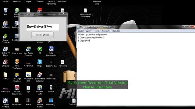 Minecraft gift code generator [NO FAKE] смотреть онлайн