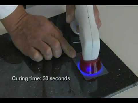 Набор средств для ремонта камня на основе технологии ультрафиолетового отверждения клея AKEMI смотреть онлайн