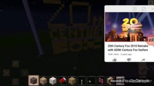 20th Century Fox Minecraft 2010 Remake With 420th Century Fox Fanfare