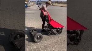 Садовая тачка с мотором