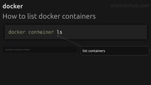 How to list docker containers #docker смотреть онлайн