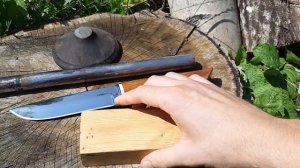 Нож из КЛАПАНА ТЕПЛОВОЗА