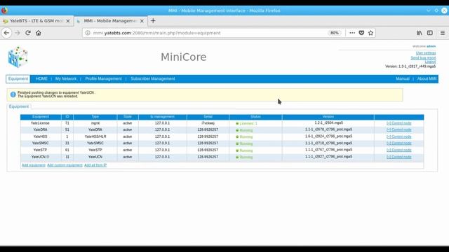 MiniCore - Test Core Network unboxing and configuration in YateMMI смотреть онлайн