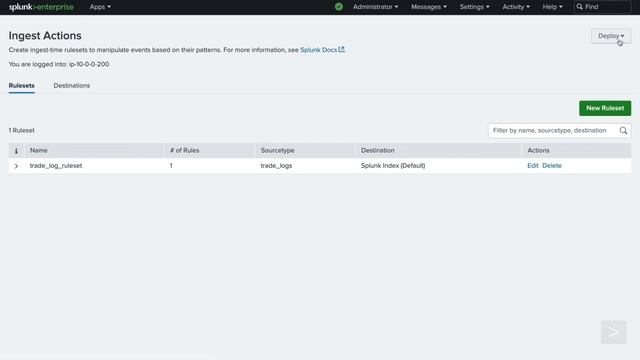 Ingest Actions in Splunk Enterprise смотреть онлайн