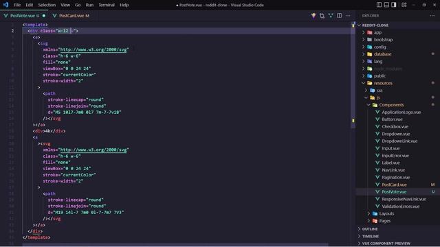 22 Add Voting System Part 1 | Reddit Clone with Laravel and VueJS смотреть онлайн