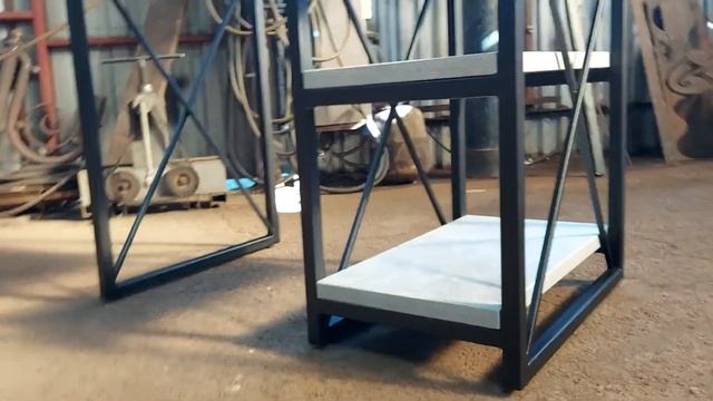 Стол лофт с полками смотреть онлайн