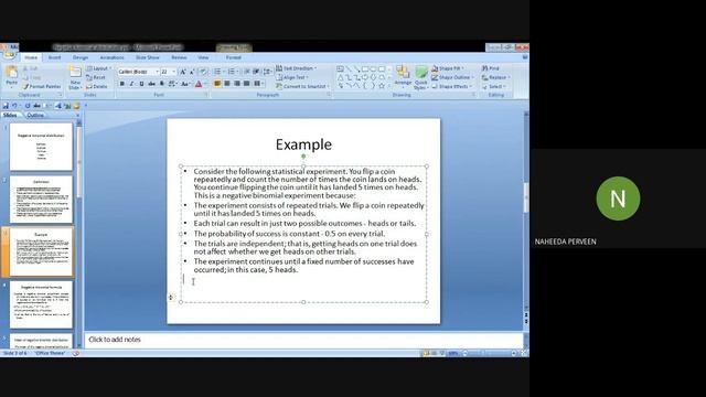 Negative binomial distribution/mean and variance of negative binomial distribution/ смотреть онлайн