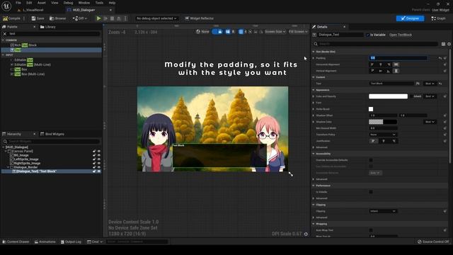 Create a Visual Novel from Scratch in Unreal Engine 5 - #04 Creating the UI and Adding to the Scree смотреть онлайн