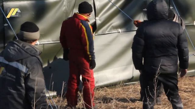 Намет типу УСБ-56 з ПВХ тканини смотреть онлайн