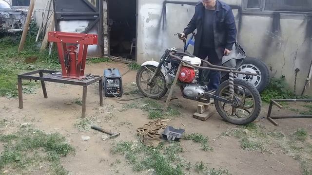 Крутой Super BIKE с двигателем от мотоблока! смотреть онлайн