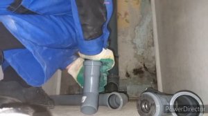 Монтаж стояка канализации ПП. Канализация ПолеПропелен.