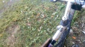 Велосипед с мотором от тримера