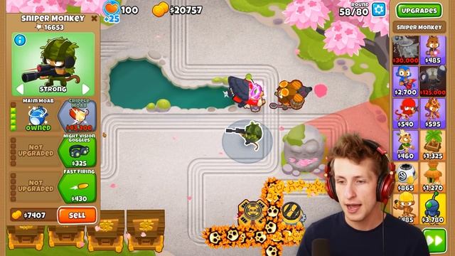 The 100 Shuriken Ninja?! Tier 6 Ninja Monkey In BTD 6!