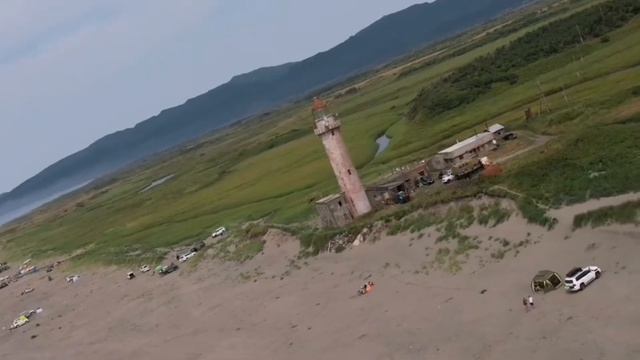 Маяк на мысе Слепиковского. остров Сахалин смотреть онлайн