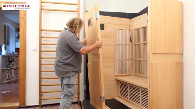 Монтаж инфракрасной сауны дома