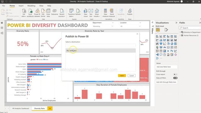 Exporting Power BI Report or Dashboard into PowerPoint смотреть онлайн