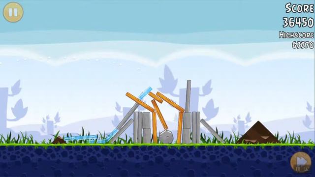 Angry Birds Classic Level 1-5 Walk through смотреть онлайн