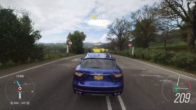 Forza Horizon 4 - 2017 Maserati Levante S - Car Show Speed Jump Crash Test . 1440p 60fps. смотреть онлайн