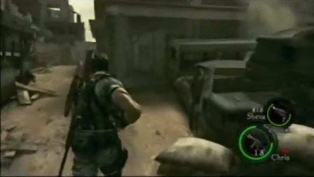 RESIDENT EVIL 5 CHAINSAW BOSS BATTLE DEMO смотреть онлайн