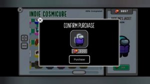 The INDIE Cosmicube 100% UNLOCKED in Among Us!! 😍💯 | Biggest Cosmicube Highlights