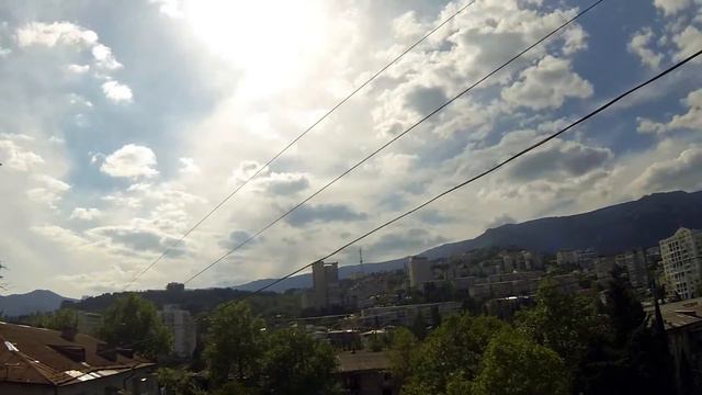 Таймлапс полный день из окна Ялта (Timelapse) Крым 2016 смотреть онлайн