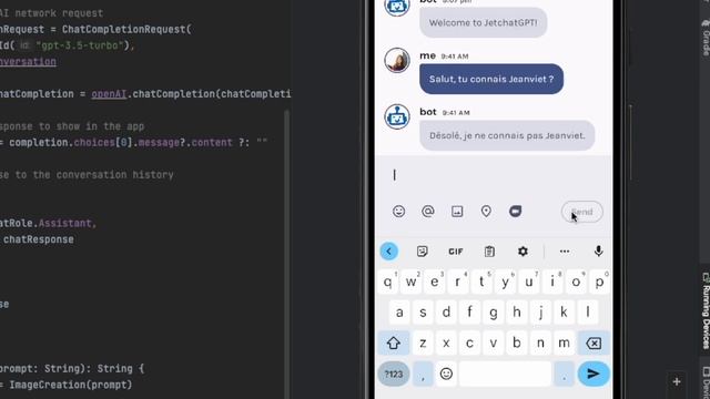 Chat GPT sur Android : Crée ton application avec recherche vocale смотреть онлайн