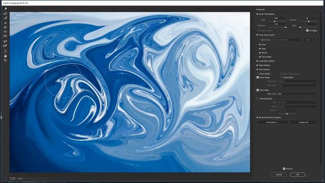 How To Create Liquid Paint Marbling Effect In Photoshop - Graphic Design Tutorial