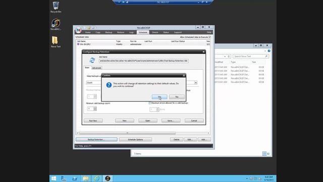 Backup With Retention in NovaBACKUP смотреть онлайн