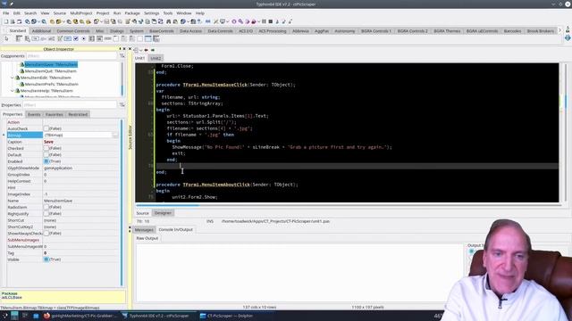 How to make an Image Web Scraper, Tutorial Free Pascal Lazarus Pt6 Add Icons to menu items SaveFile смотреть онлайн
