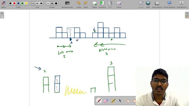 Traping Rain Water O(1) Space смотреть онлайн