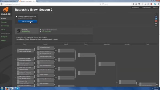 From The Depths Tournament Battleship Brawl S2 Bracket Creation смотреть онлайн