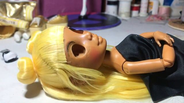 RANBOW HIGH DOLL | Removing Eyes And Repainting